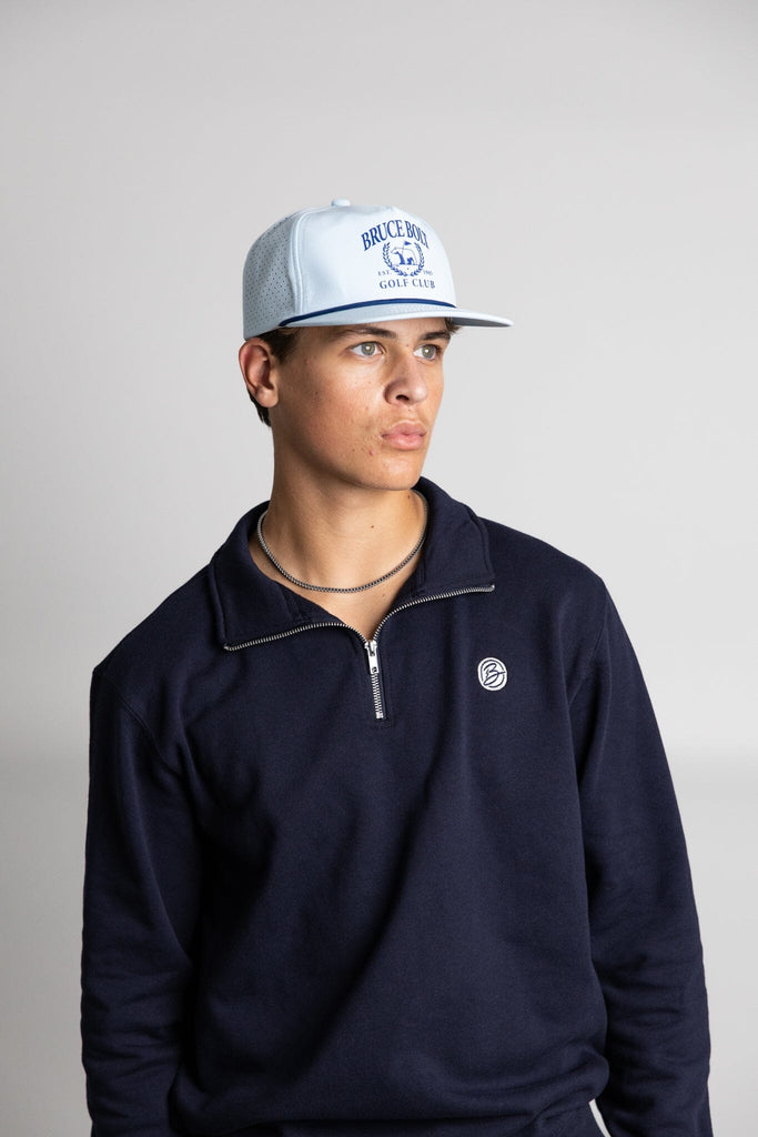 "EST. 1945 GOLF CLUB" Rope Snapback | BABY BLUE- thumb 3