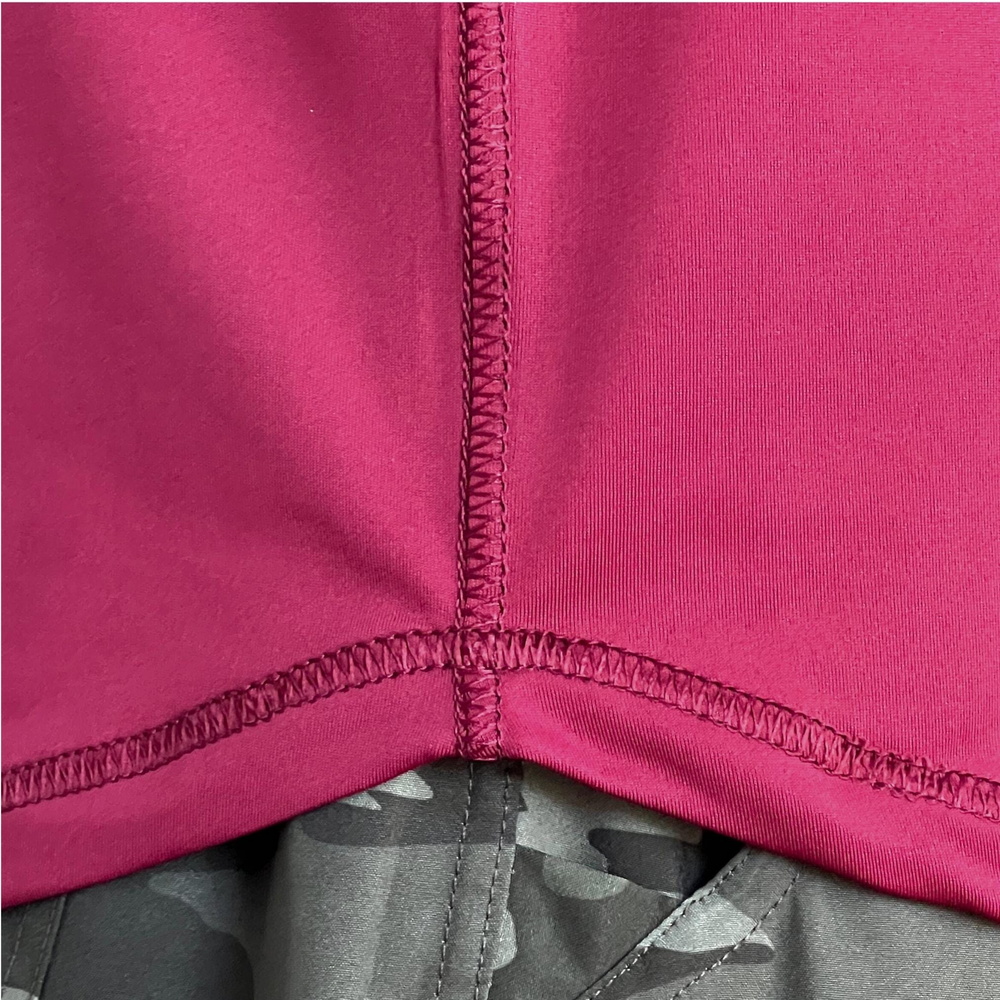 BRUCE BOLT Short Sleeve Performance T-Shirt with Reflective Bolt - MAROON- thumb 4