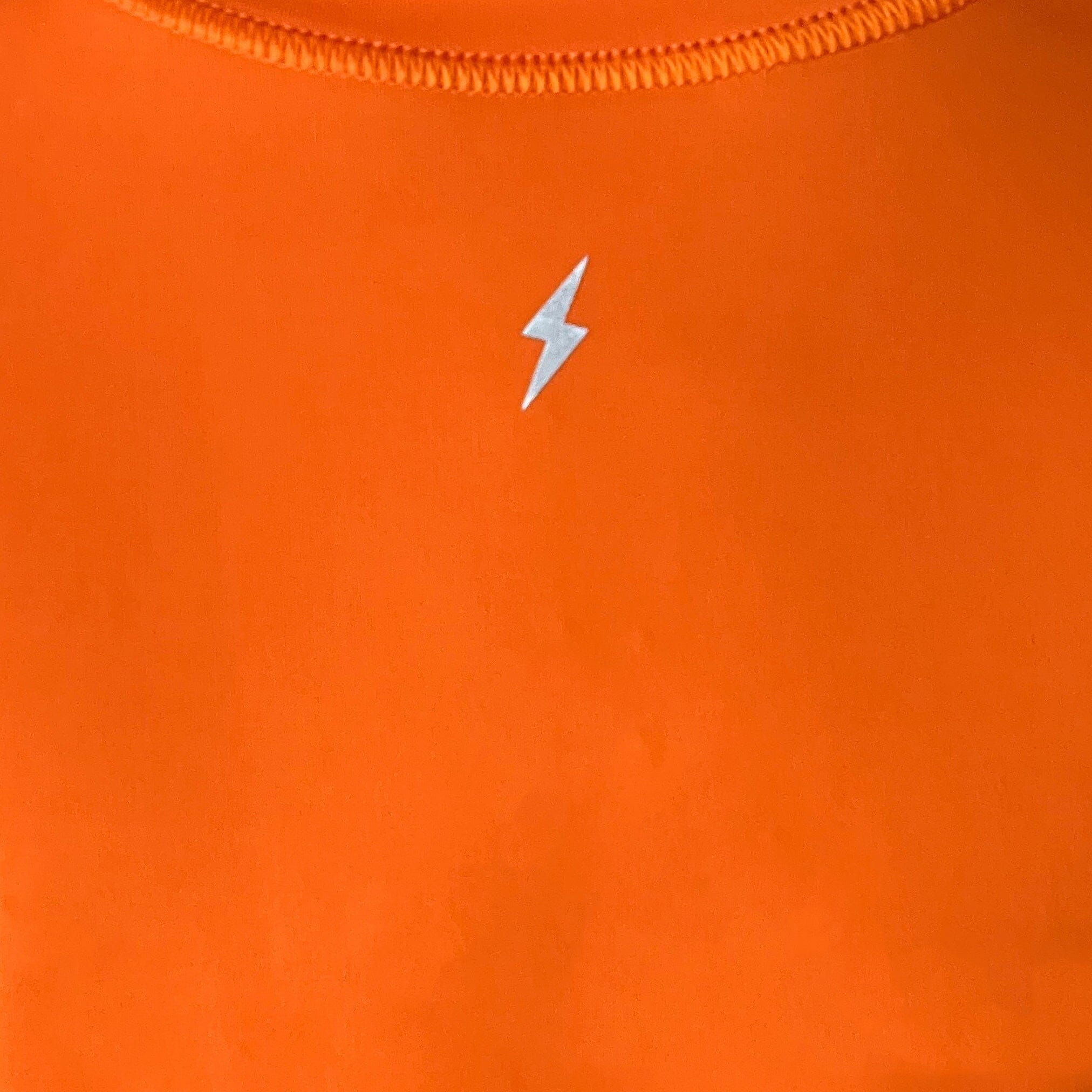 BRUCE BOLT Short Sleeve Performance T-Shirt with Reflective Bolt - ORANGE- thumb 5