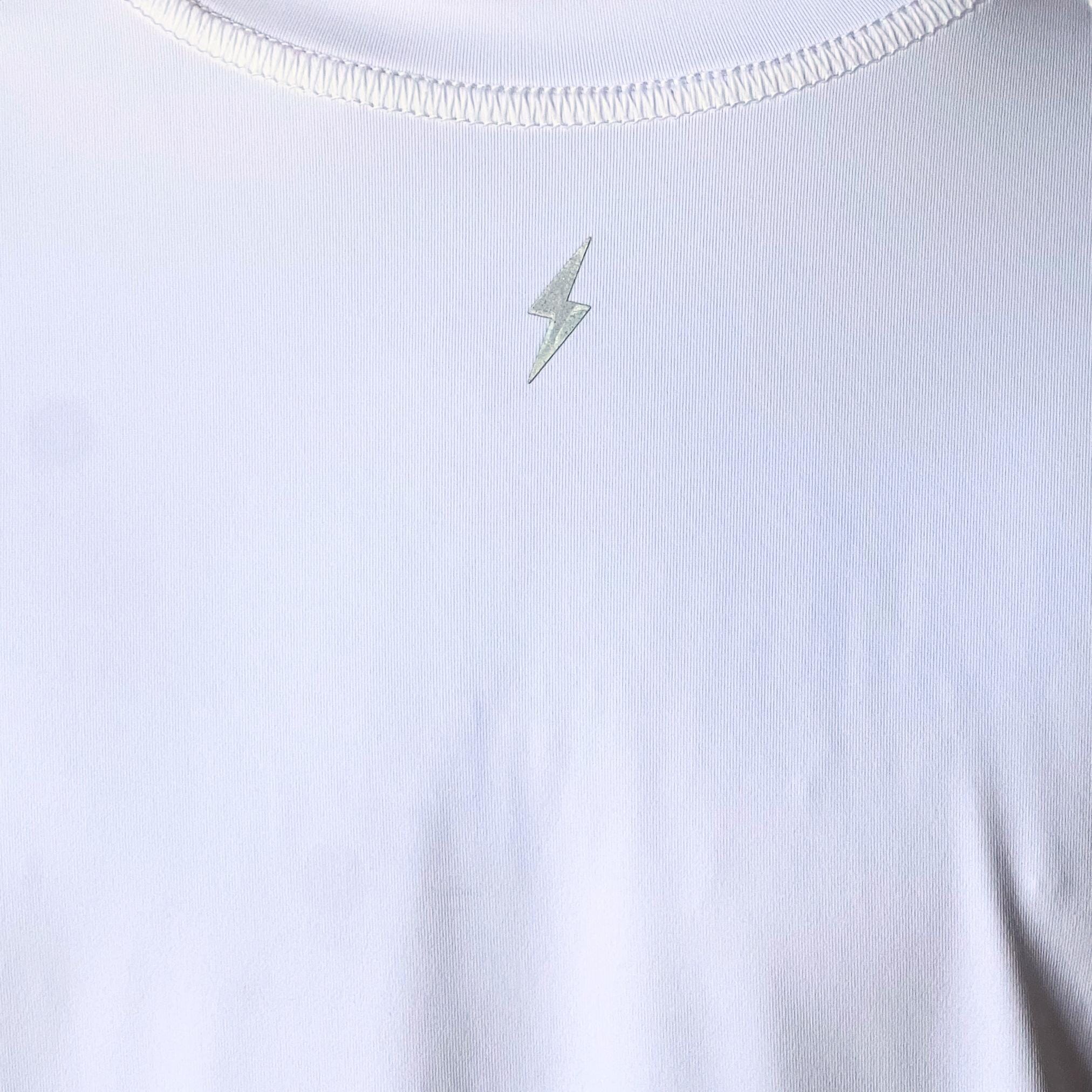 BRUCE BOLT Short Sleeve Performance T-Shirt with Reflective Bolt - WHITE- thumb 6