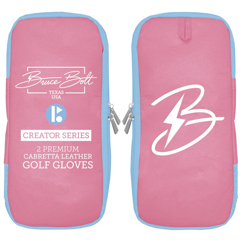 Bryan Bros Creator Series Golf Gloves (On Left, 2-Pack) - Baby Blue/Pink- thumb 7
