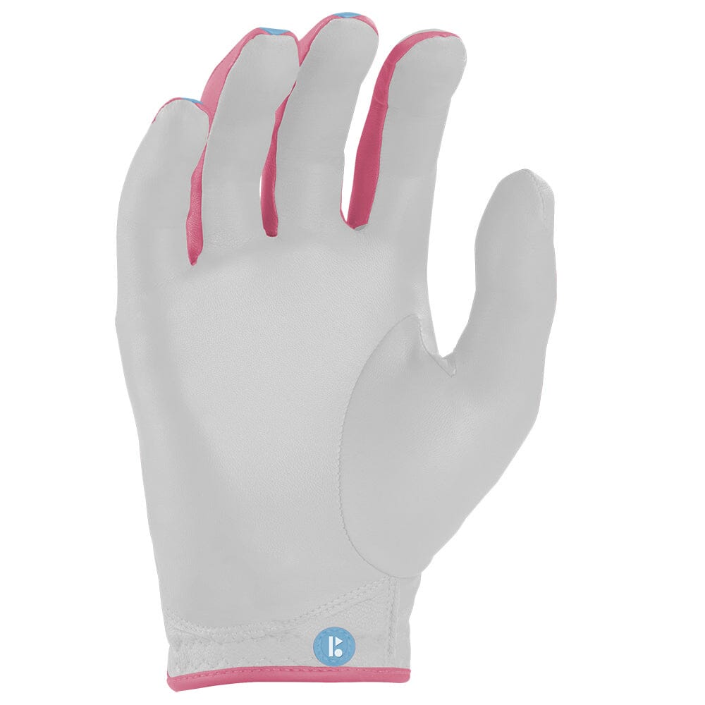 Bryan Bros Creator Series Golf Gloves (On Right, 2-Pack) - Baby Blue/Pink- thumb 5