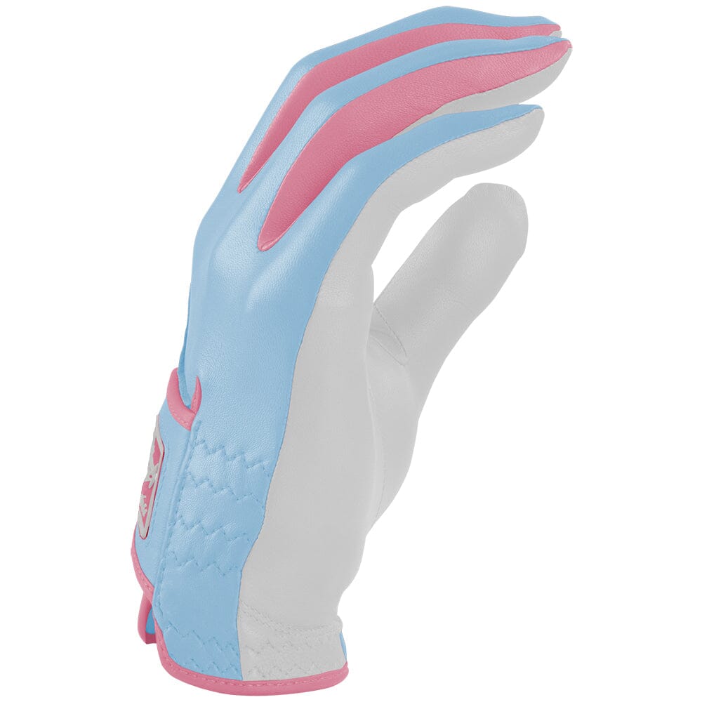 Bryan Bros Creator Series Golf Gloves (On Right, 2-Pack) - Baby Blue/Pink- thumb 3
