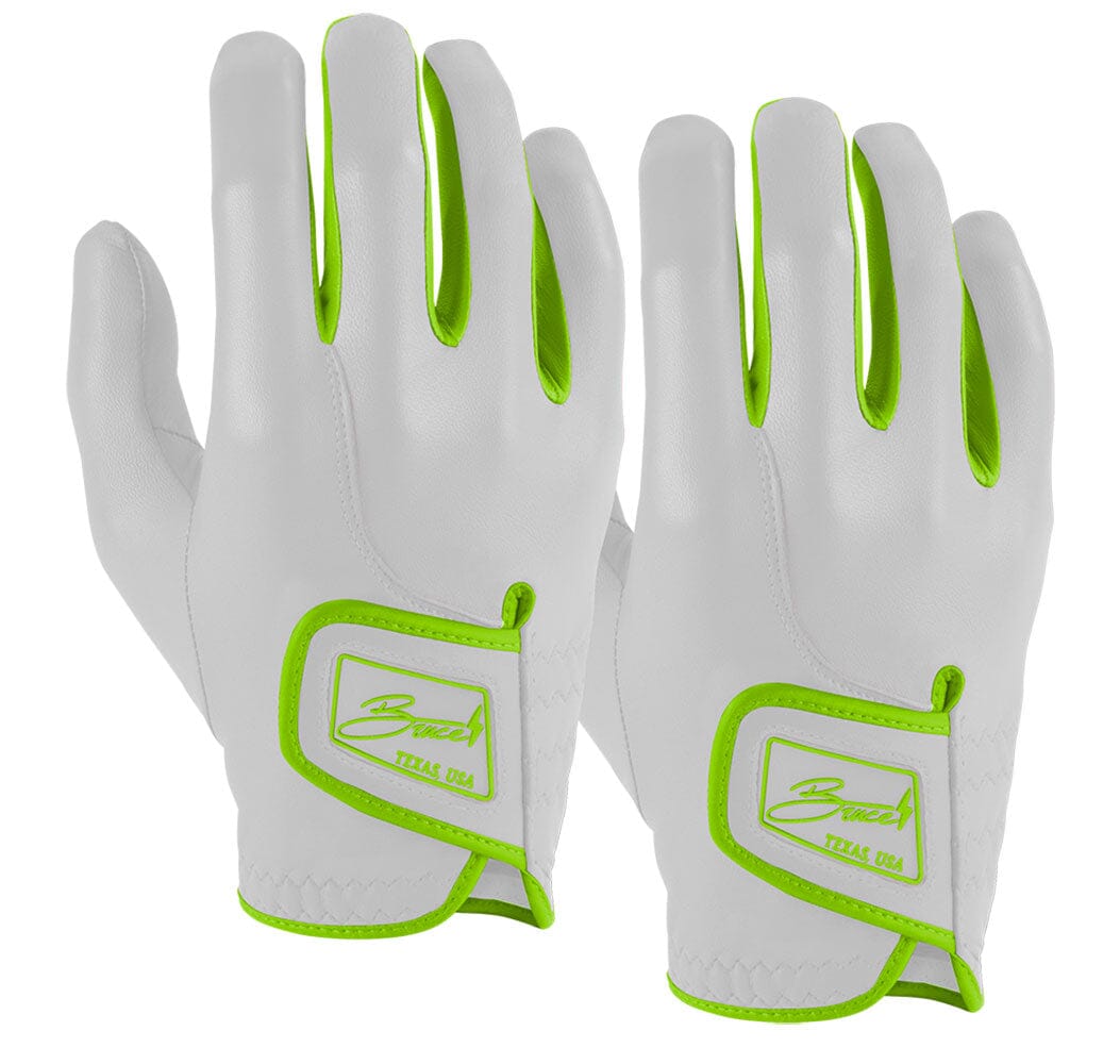 Jeff McNeil Signature Series Golf Gloves (On Right, 2-Pack) - Neon Green- quickbuy