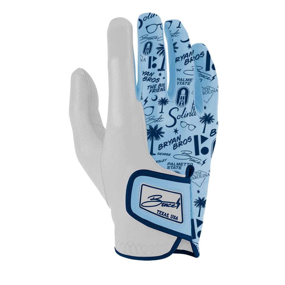 BRYAN BROS Golf Gloves (On Right, 2-Pack) - BLUE- quickbuy