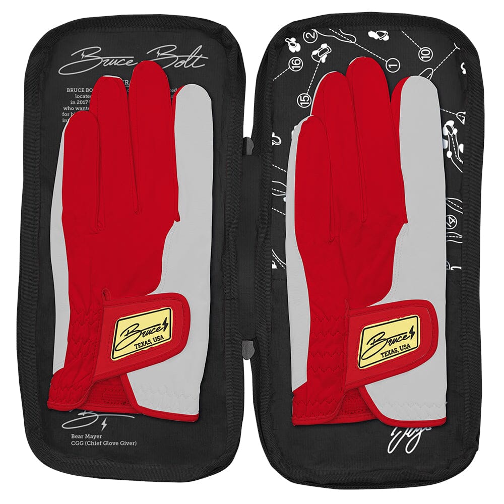 SERGIO GARCIA Golf Gloves (On Left, 2-Pack) - RED/WHITE- thumb 8