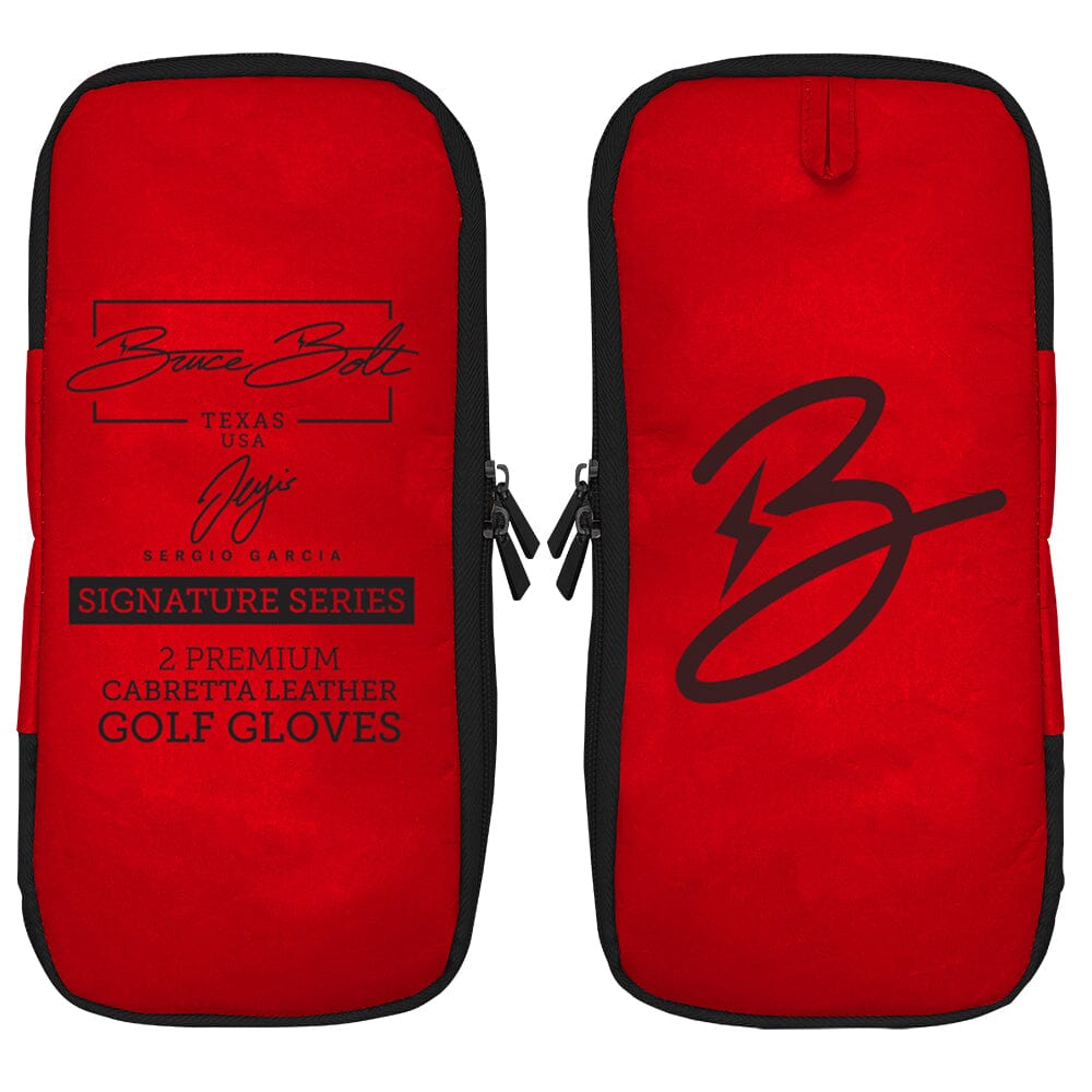 SERGIO GARCIA Golf Gloves (On Left, 2-Pack) - RED/WHITE- thumb 6
