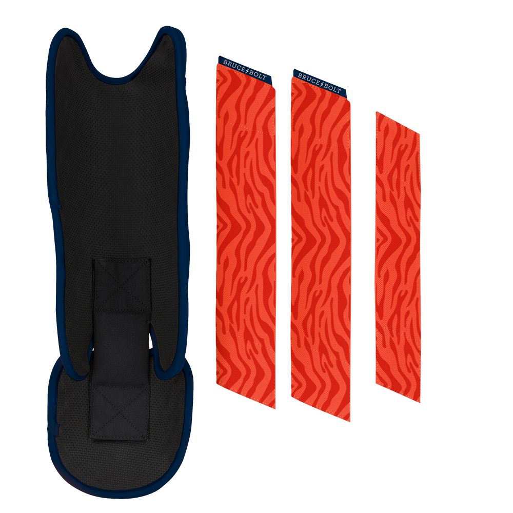 Signature Series Leg Guard - CLARK NAVY/ORANGE- thumb 3