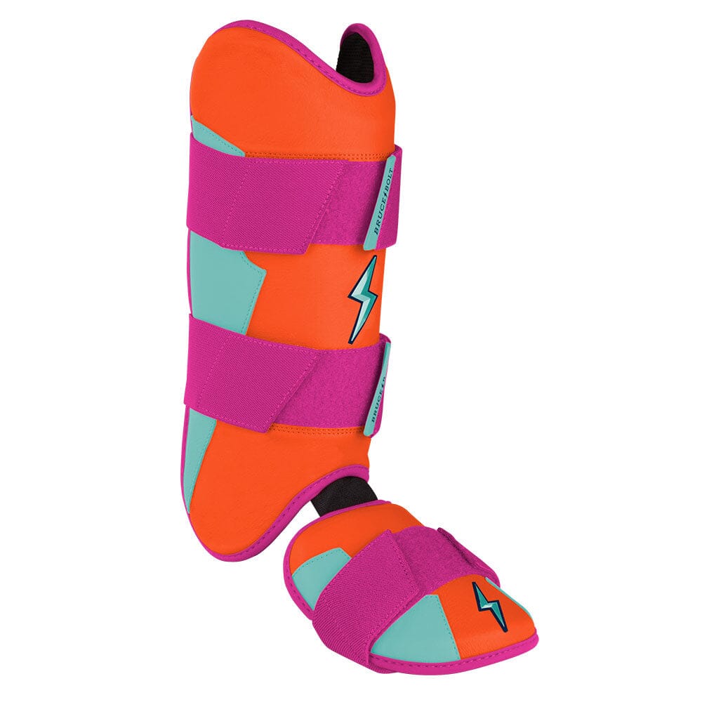 Fernando Tatis Jr. Signature Series Leg Guard - Aqua/Orange- thumb 3