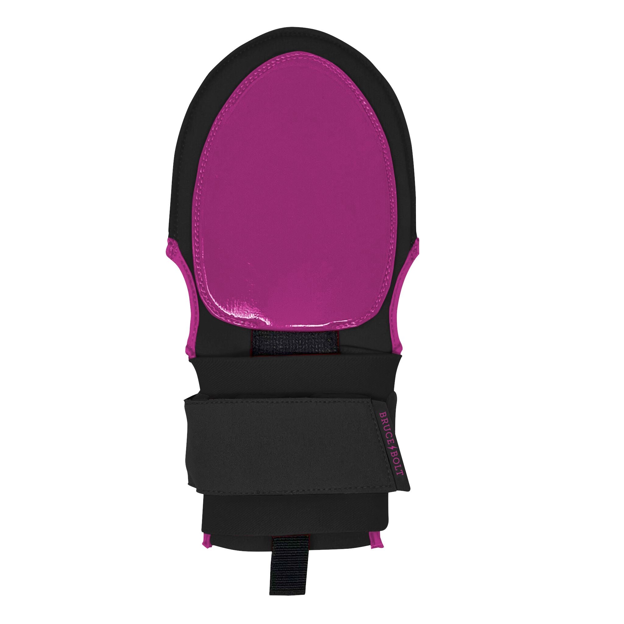 BRUCE BOLT Creator Series Sliding Mitt - BLACK W/ HOT PINK- quickbuy
