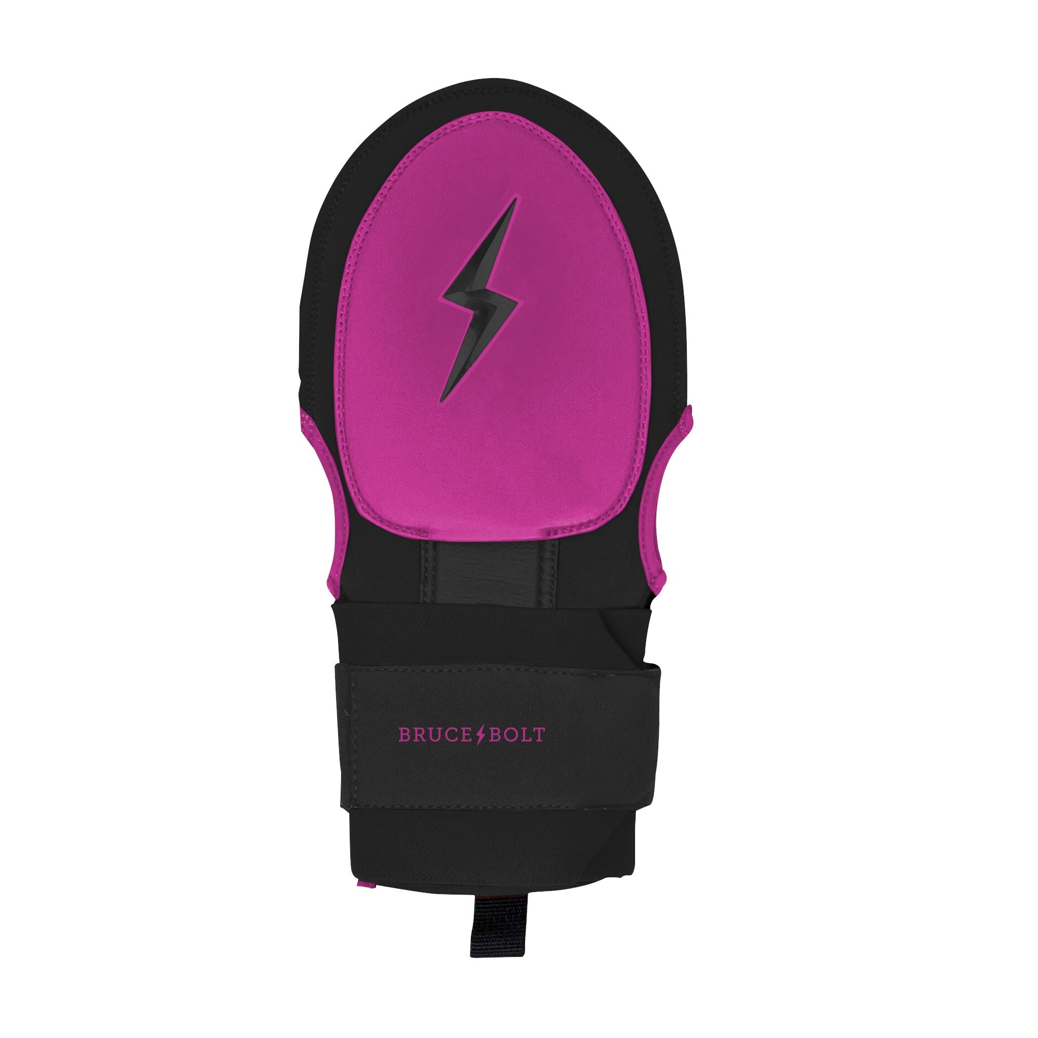 BRUCE BOLT Creator Series Sliding Mitt - BLACK W/ HOT PINK- quickbuy
