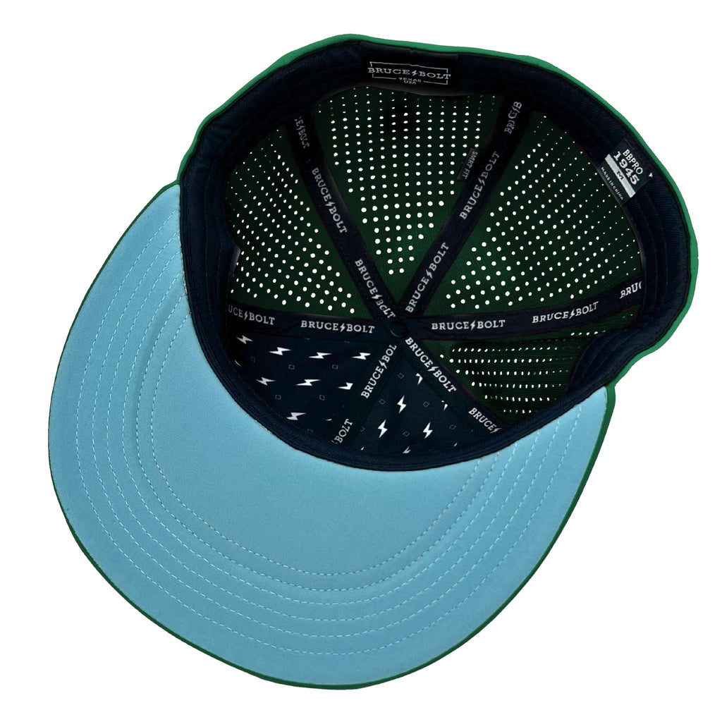 BRUCE BOLT SMART FIT BLANK Performance Game Hat - GREEN- thumb 5