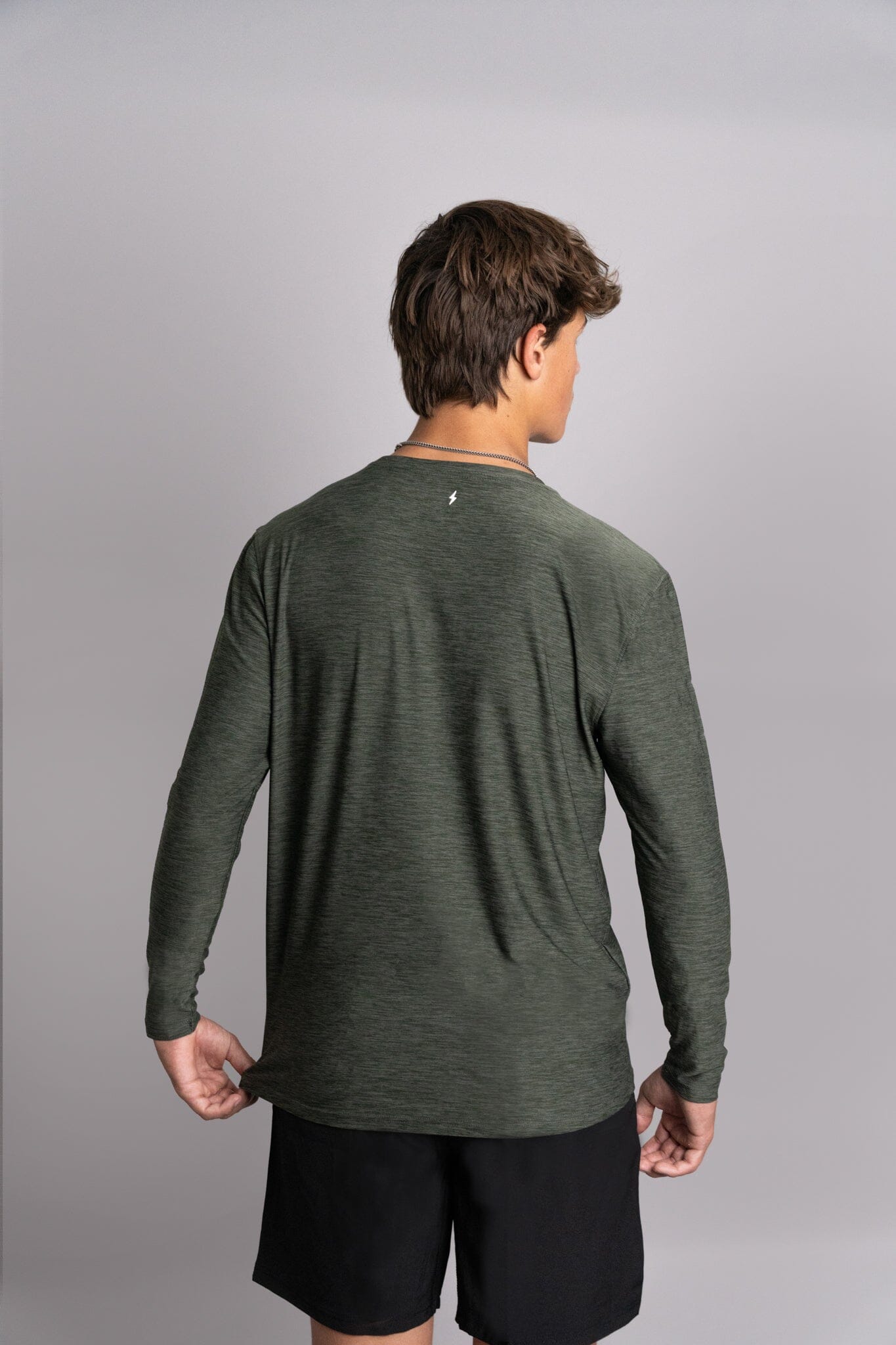 "BRUCE BOLT" SuperSoft Long Sleeve | Olive- thumb 4