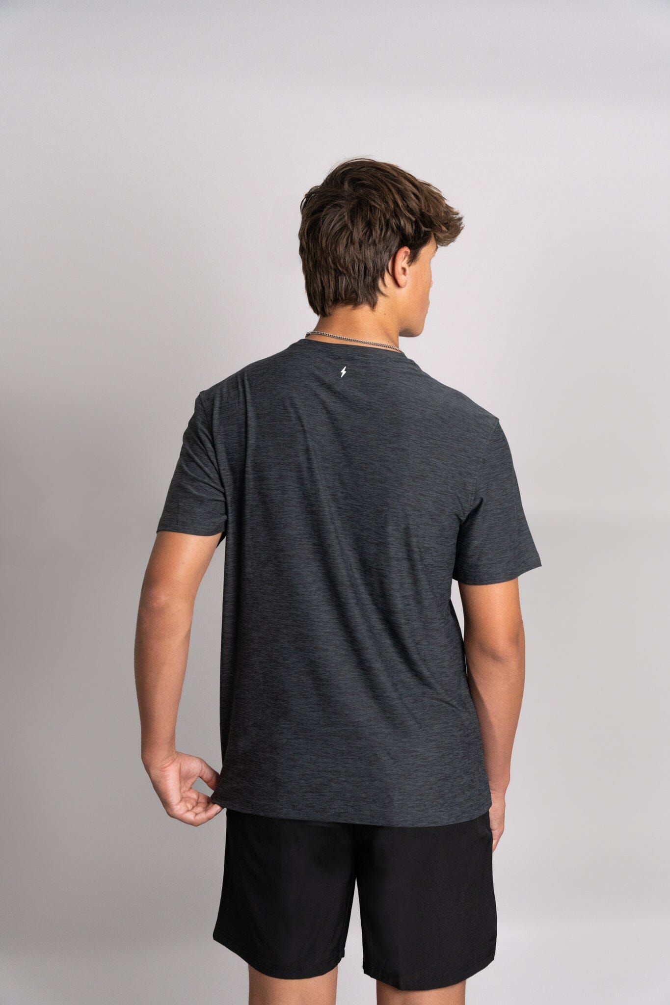 "BRUCE BOLT" SuperSoft T-Shirt | Charcoal- thumb 3