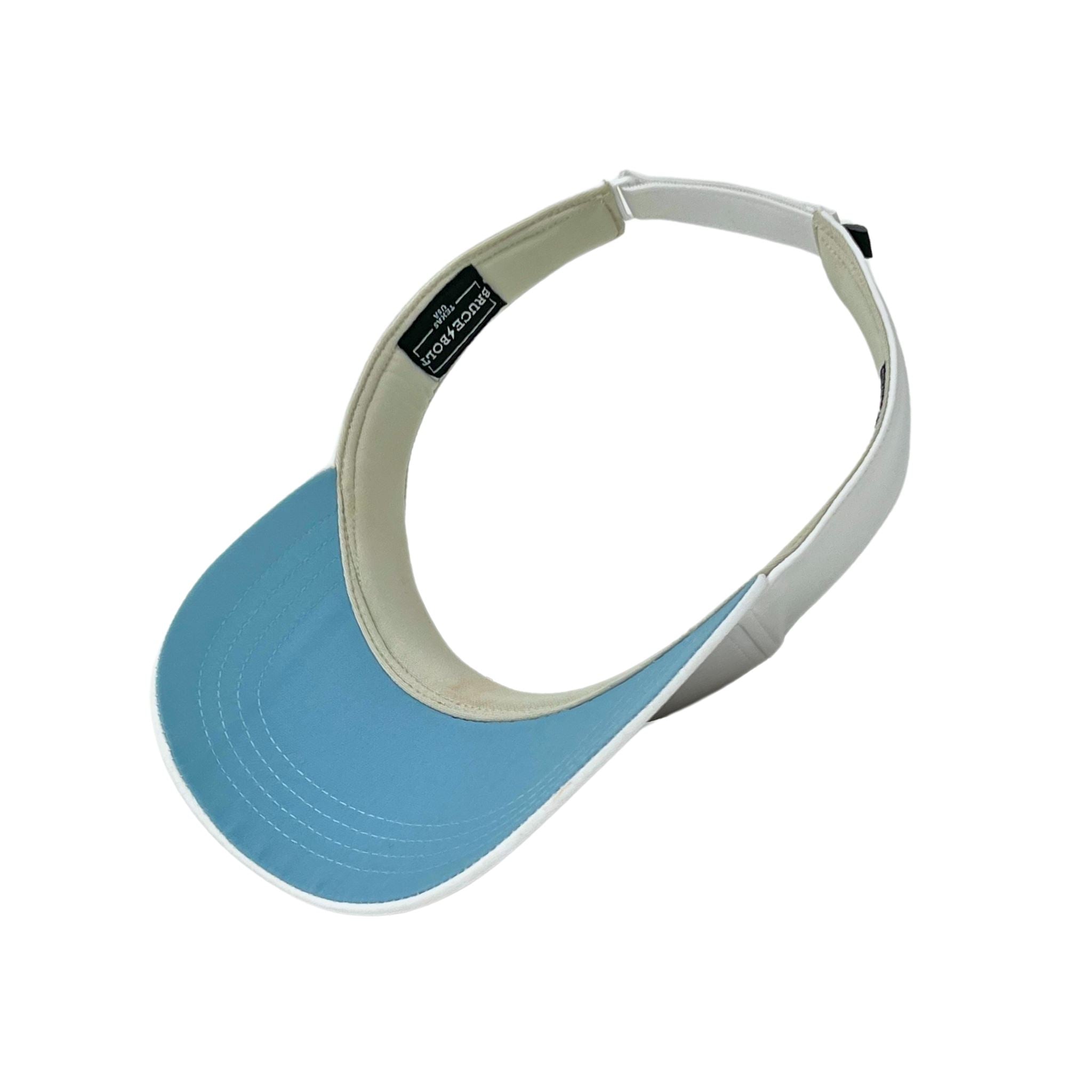 BRUCE BOLT White Visor | Cool & Casual Baseball Hats