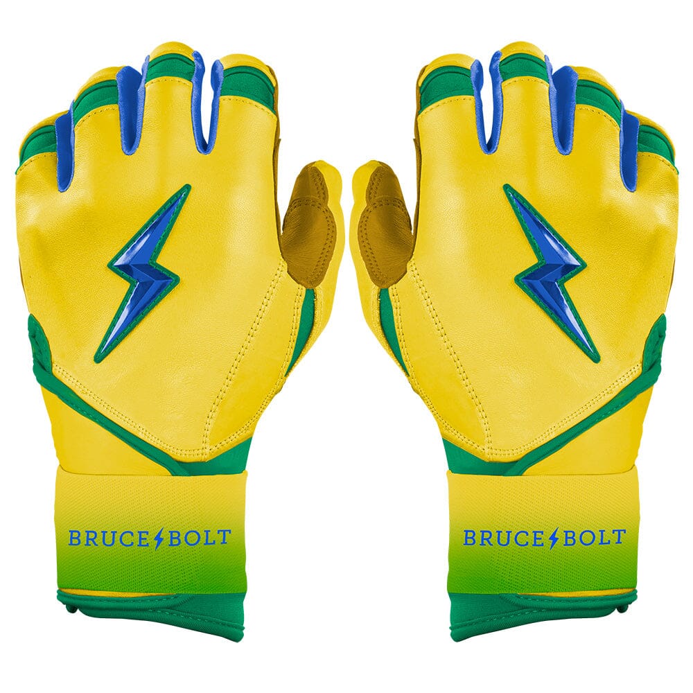 Limited Edition "Coach RAC" Long Cuff Batting Gloves - RAC Yellow- quickbuy