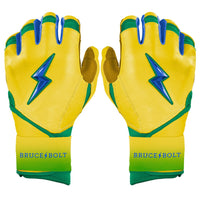 Coach RAC Creator Series Long Cuff Batting Gloves - Yellow