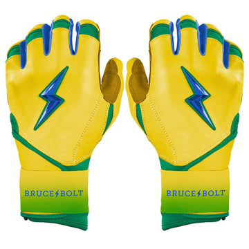 "Coach RAC" Limited Edition Long Cuff Batting Gloves - RAC Yellow