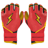 Konnor Griffin Signature Series Long Cuff Batting Gloves - Red