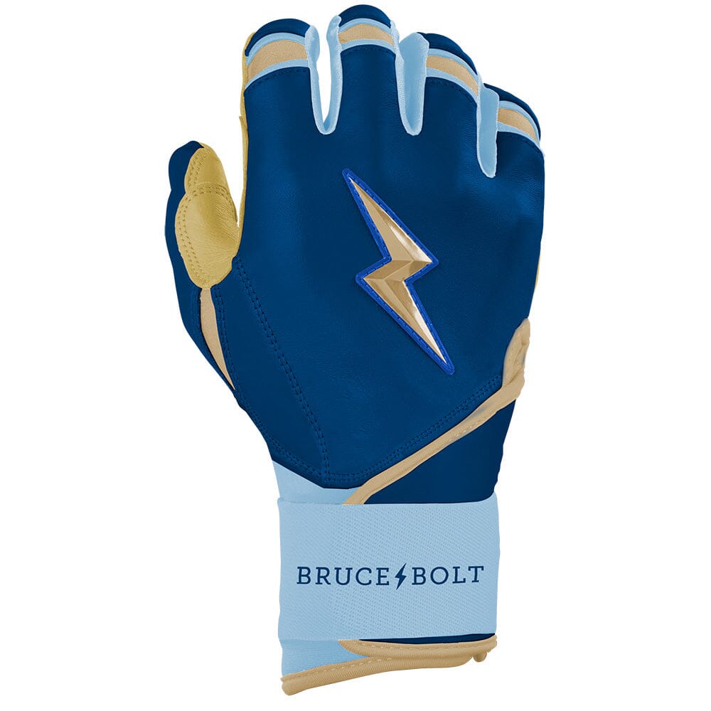 BURGER Series Long Cuff Batting Gloves | BURGER NAVY- thumb 4