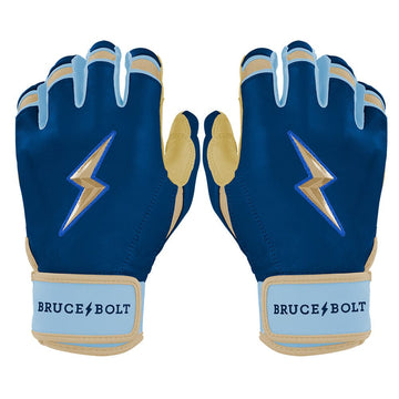 BURGER Series Short Cuff Batting Gloves | BURGER NAVY - 1
