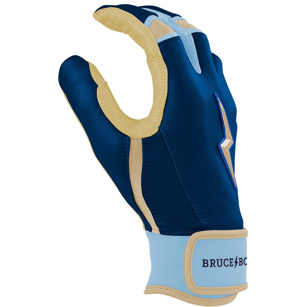 BURGER Series Short Cuff Batting Gloves | BURGER NAVY- thumb 5