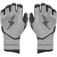 Grey Series Long Cuff Batting Gloves - Charcoal