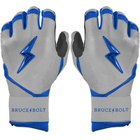 Grey Series Long Cuff Batting Gloves - Royal Blue