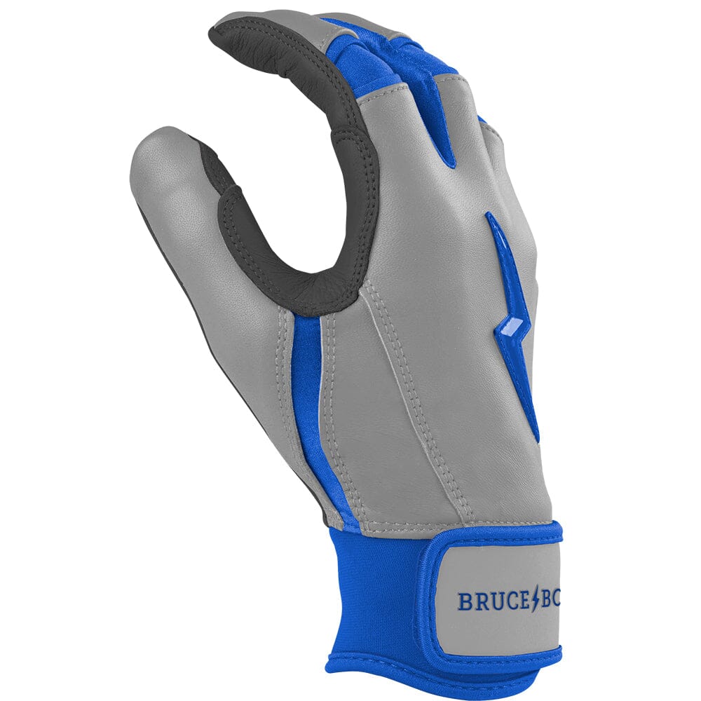 Grey Series Short Cuff Batting Gloves - Royal Blue- thumb 5