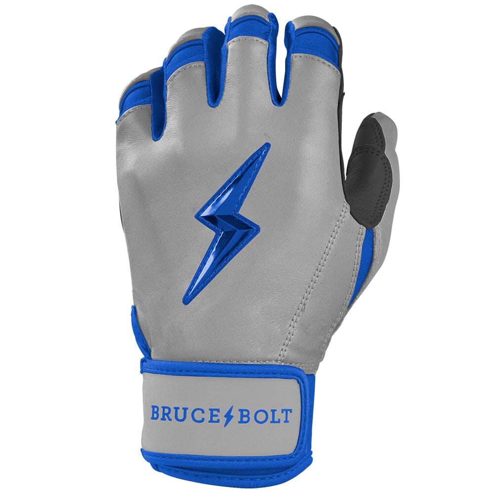 Grey Series Short Cuff Batting Gloves - Royal Blue- thumb 3
