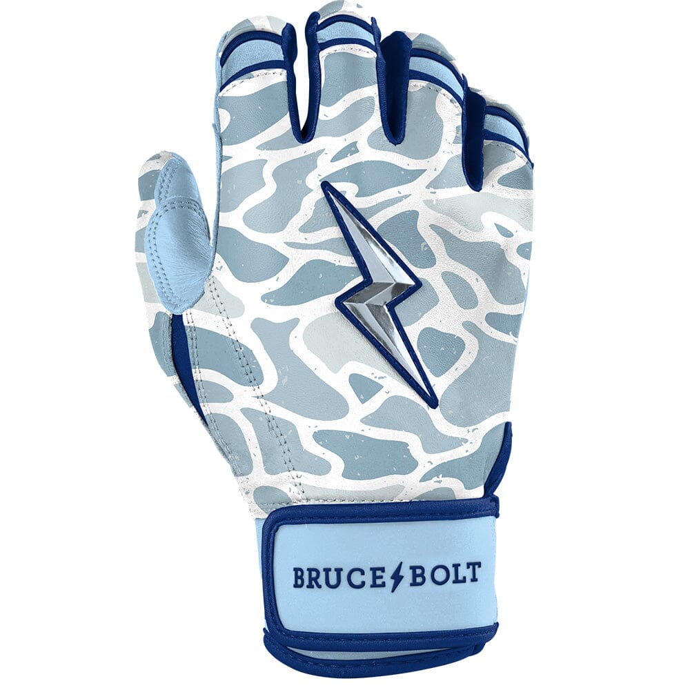 Jake Burger Signature Series Short Cuff Batting Gloves - BURLEBO Seaside Camo Blue- thumb 4