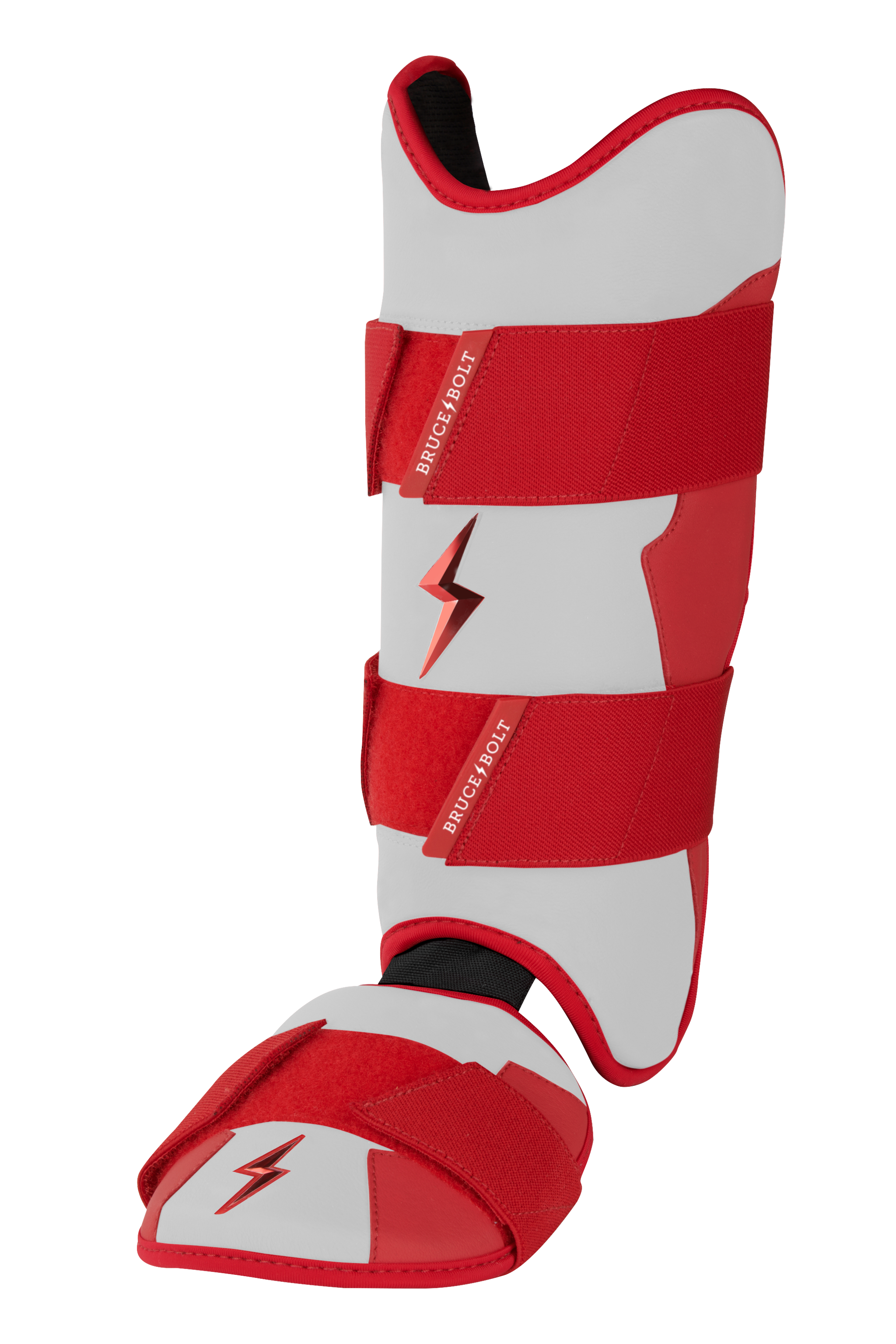 BRUCE BOLT Chrome Series Leg Guard - RED- thumb 3
