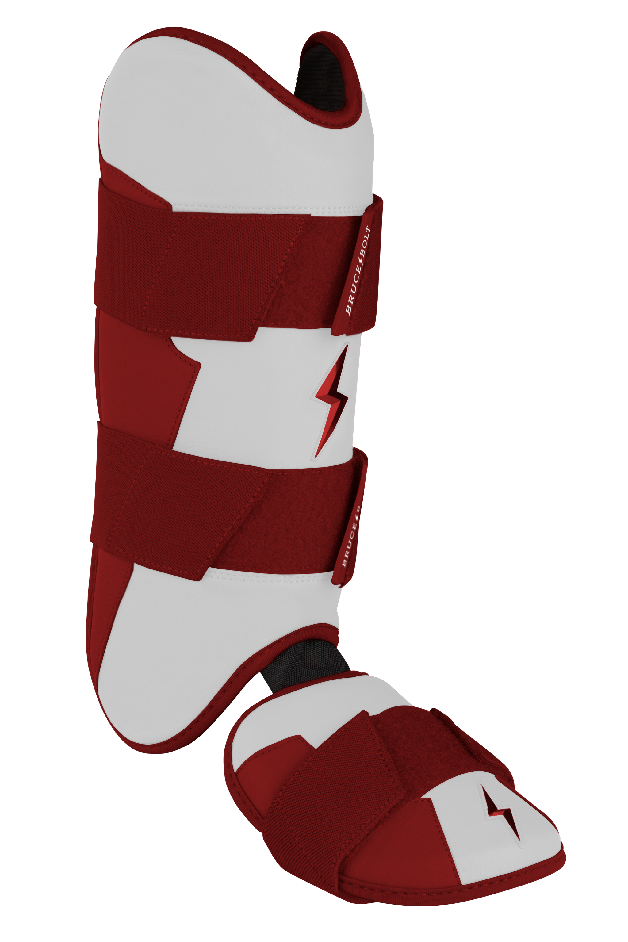 BRUCE BOLT Chrome Series Leg Guard - MAROON- thumb 4