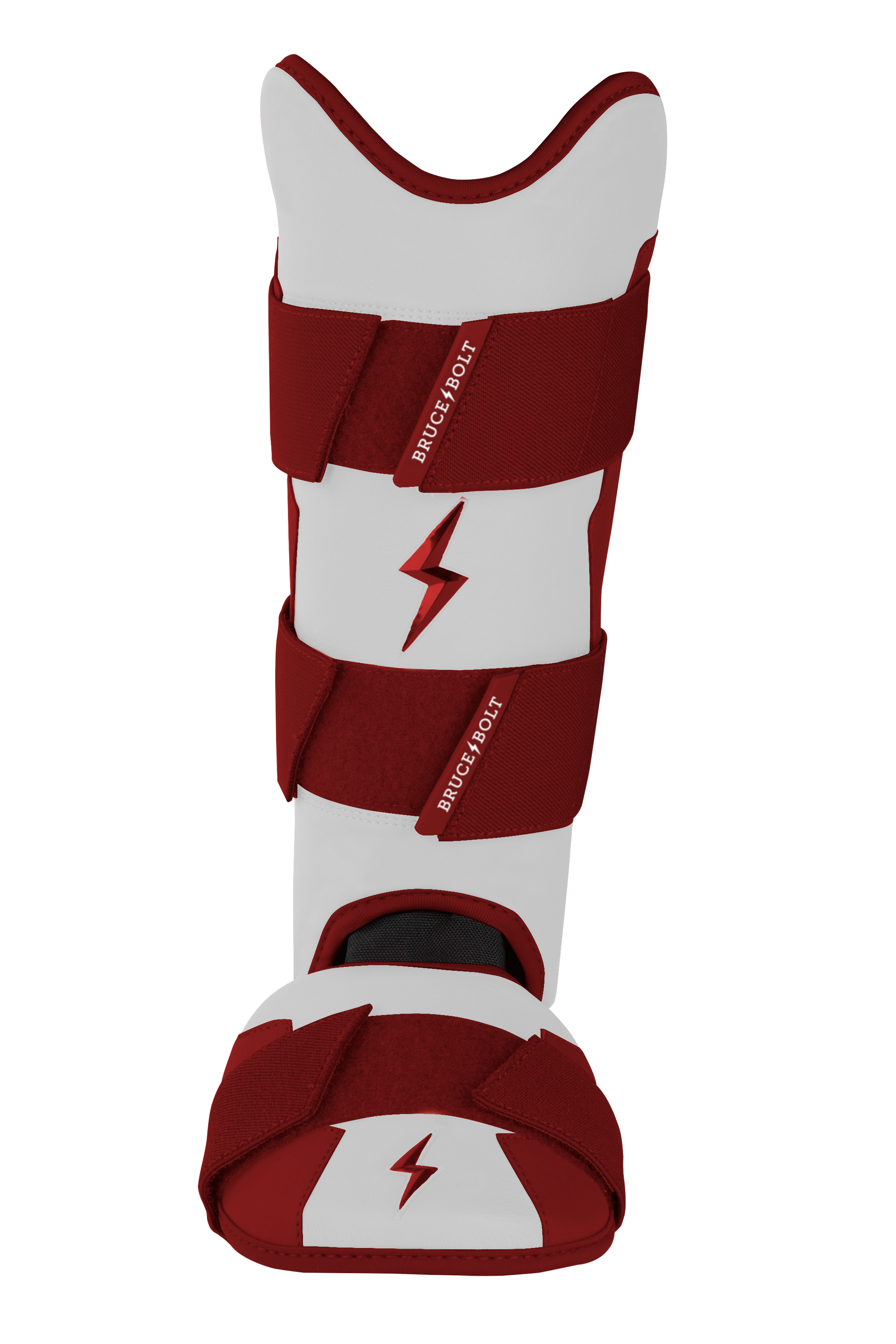 BRUCE BOLT Chrome Series Leg Guard - MAROON- thumb 1