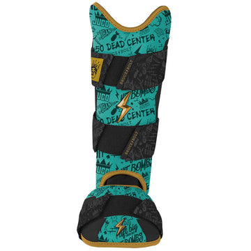 Limited Edition "King of JUCO" Leg Guard - Mint/Black - 1