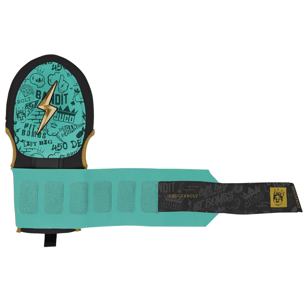 Limited Edition "King of JUCO" Sliding Mitt - Mint/Black- thumb 3