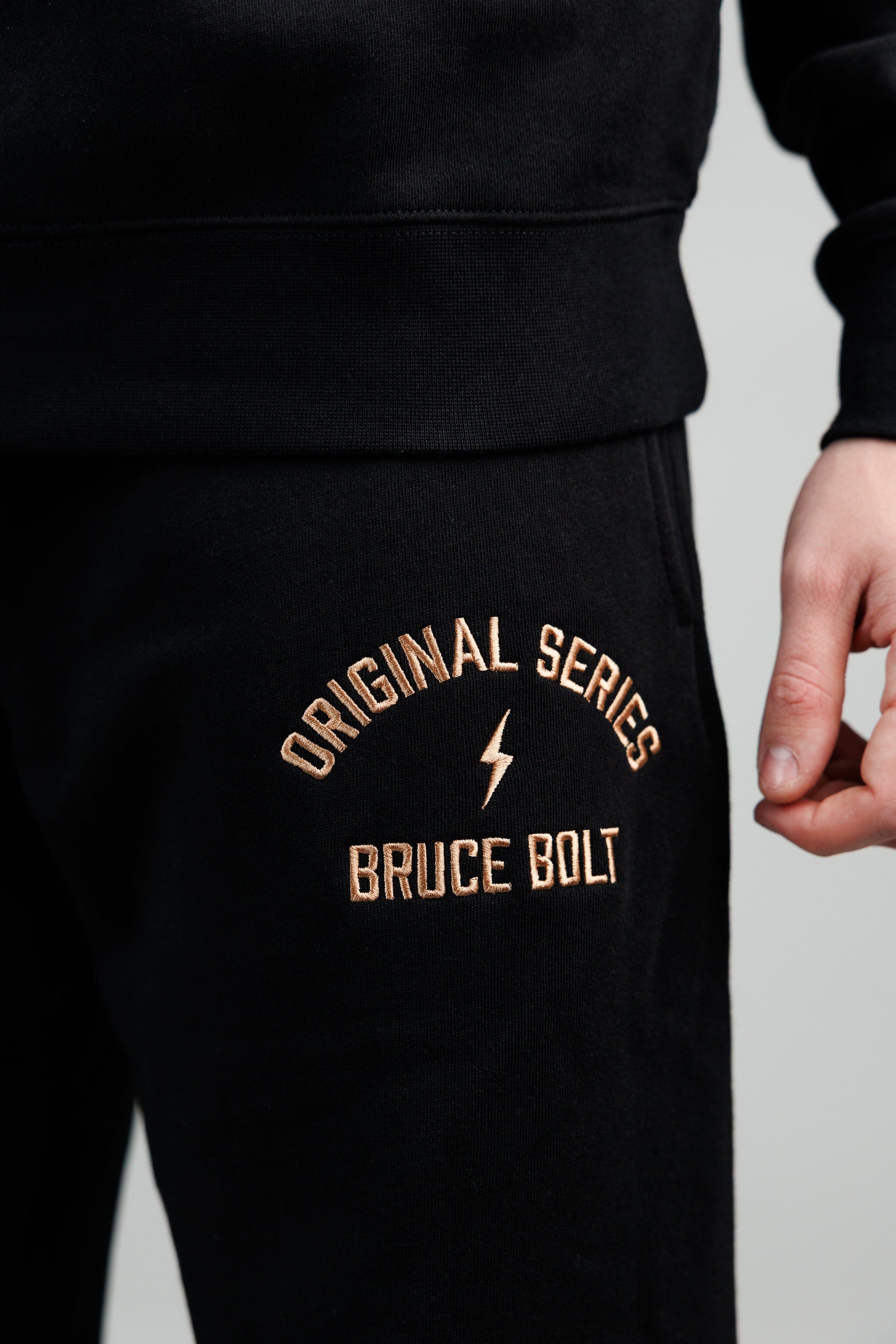 "Original Series" Cotton Jogger - Black- quickbuy