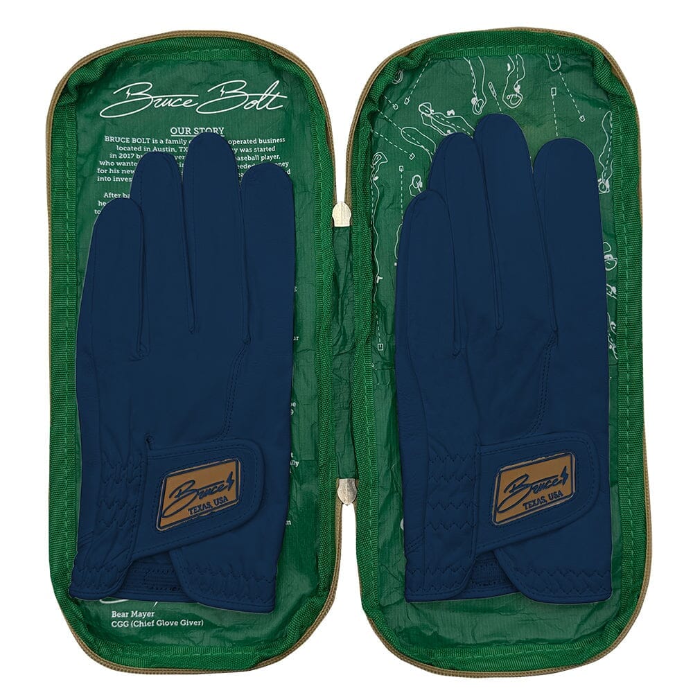 Navy Blue Golf Glove | Right Handed Golf Gloves – BRUCE BOLT
