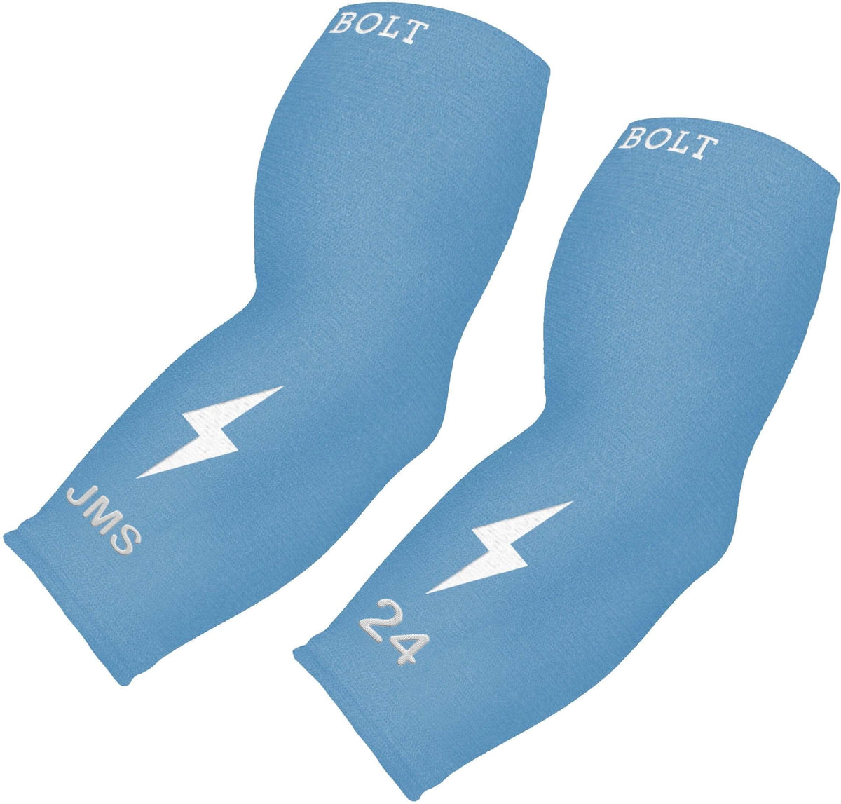 Compression Sl Line Personalized Graduated Compression Premium 3/4 Arm Sleeve - Baby Blue ...