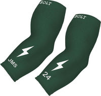 Personalized Graduated Compression Premium 3/4 Arm Sleeve - Green