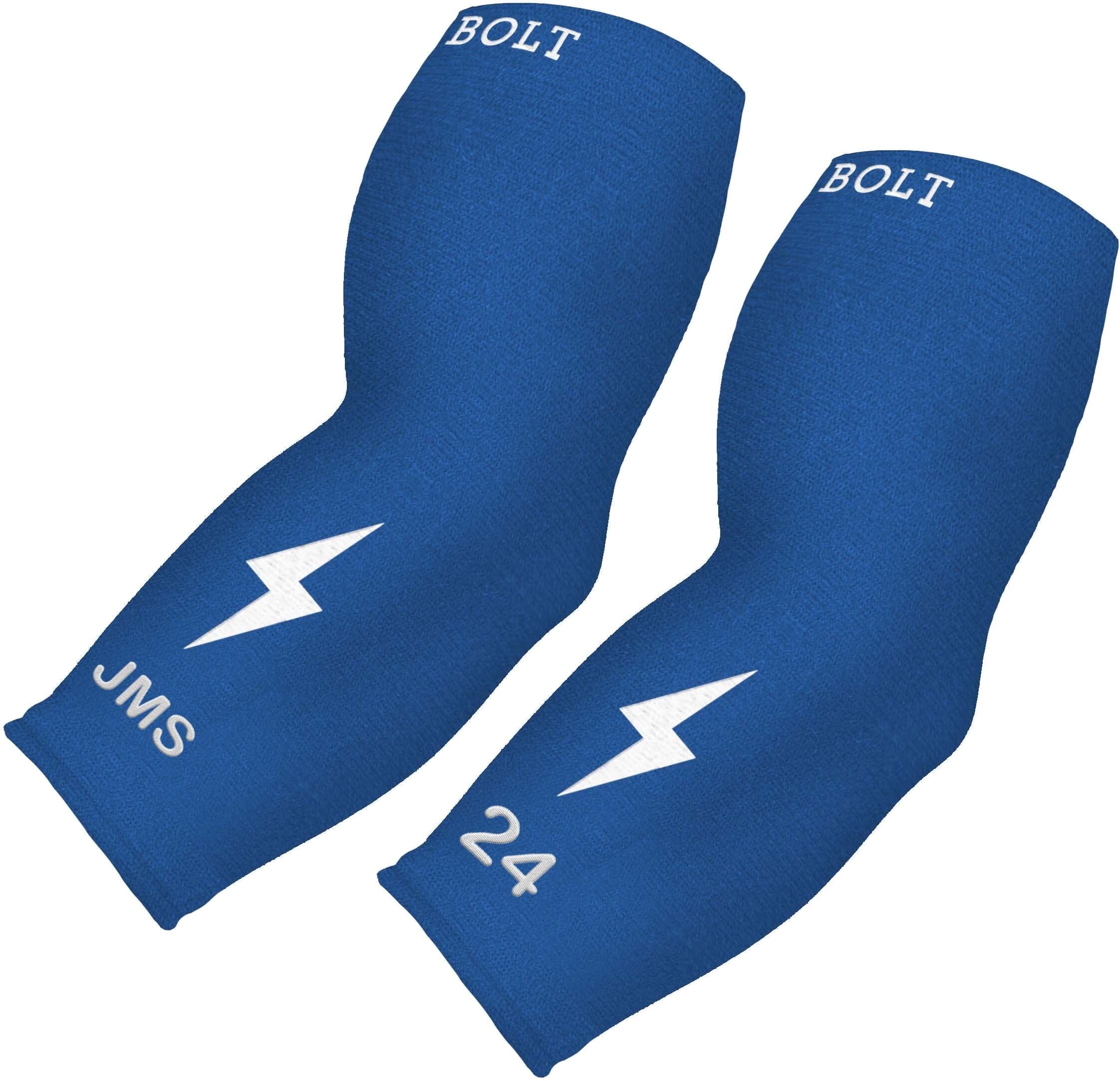 Personalized Compression ¾ Arm Sleeve | Royal | BRUCE BOLT
