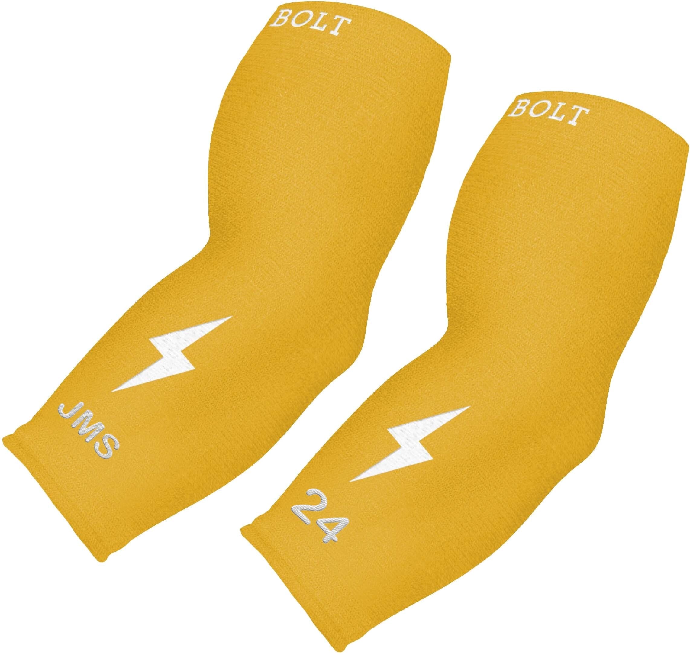 Personalized Compression ¾ Arm Sleeve | Green | BRUCE BOLT