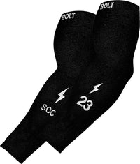 Personalized Graduated Compression Premium Arm Sleeve - Black