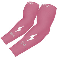 Personalized Graduated Compression Premium Arm Sleeve - Dusty Pink