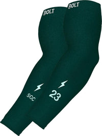 Personalized Graduated Compression Premium Arm Sleeve - Green