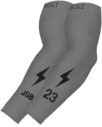Personalized Graduated Compression Premium Arm Sleeve - Grey