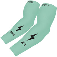 Personalized Graduated Compression Premium Arm Sleeve - Mint Green