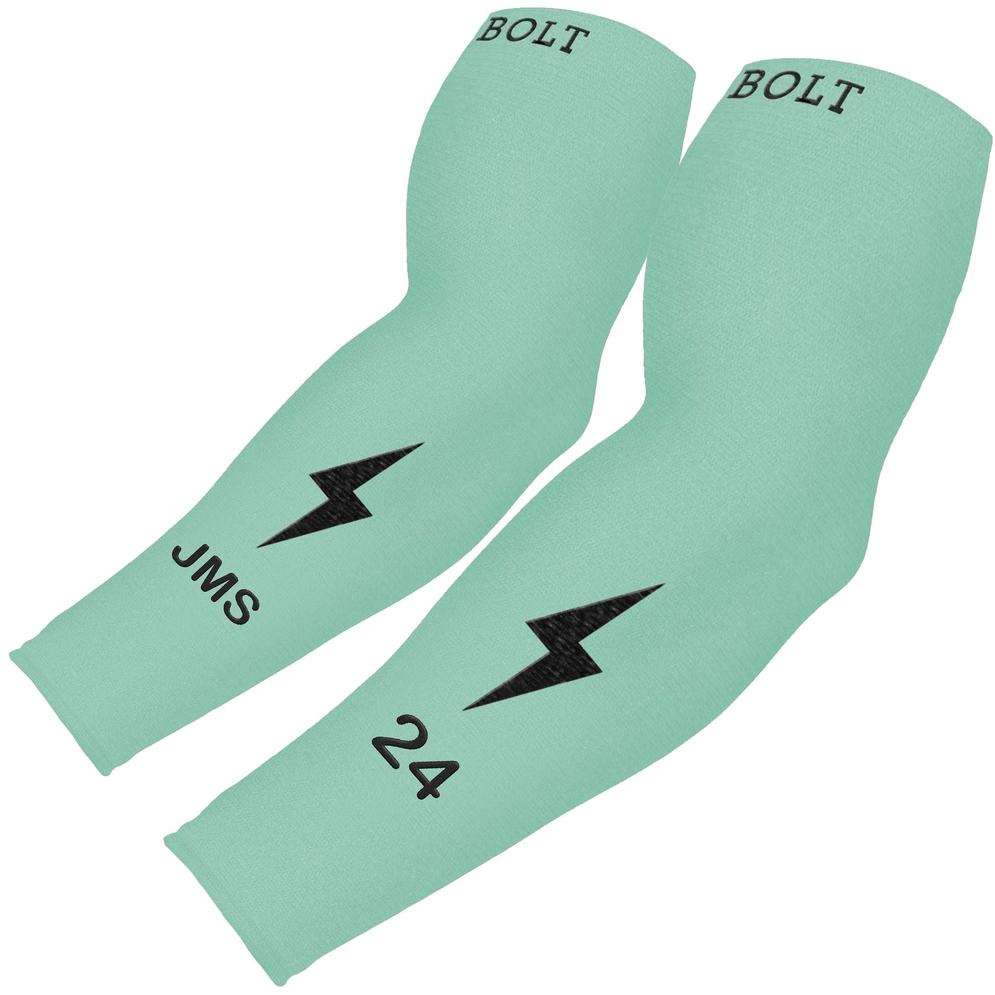 Personalized Mint Green Arm Sleeve | Custom Arm Sleeves – BRUCE BOLT