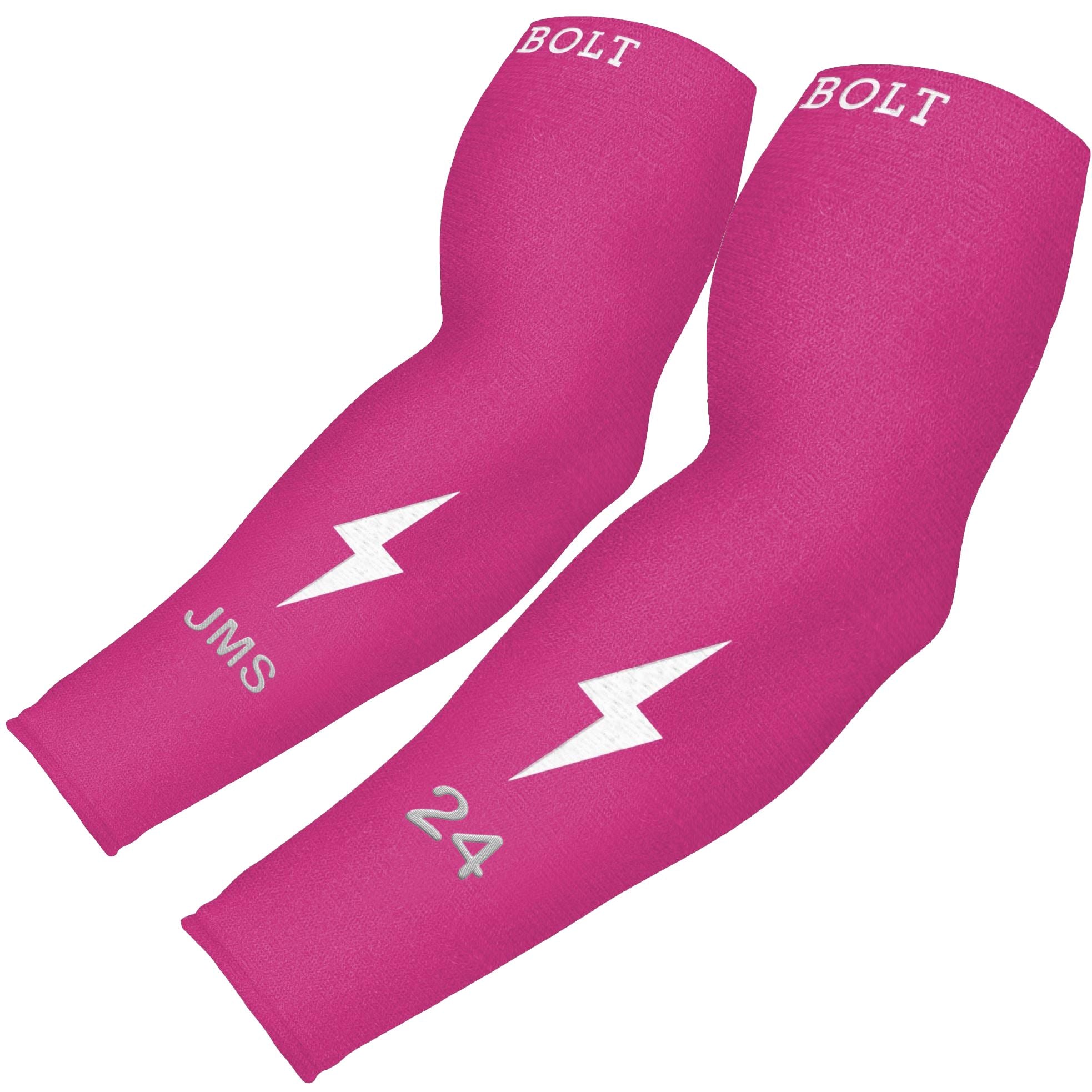 Personalized Pink Arm Sleeve | Compression Arm Sleeve – BRUCE BOLT