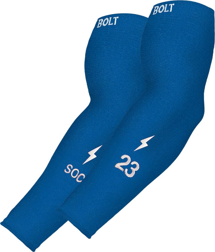 BRUCE BOLT プレミアムプロアームスリーブ S/M ロイヤルブルー Royal Blue Arm Sleeve for Baseball, Football, & Basketball